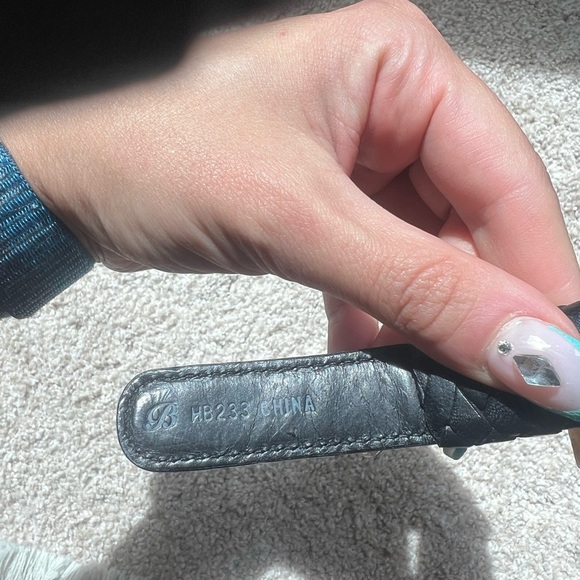 Brighton Black Leather Headband - Picture 4 of 8